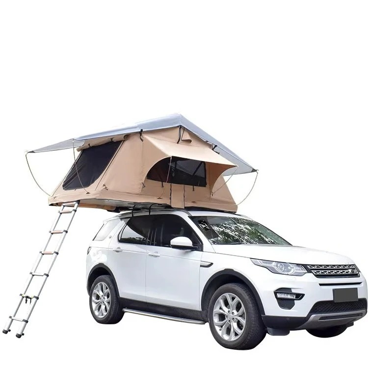 Automatic Open Eagle Shape Car Roof Tent for Self-Driving Tours Waterproof Canvas Fabric with Aluminum Pole